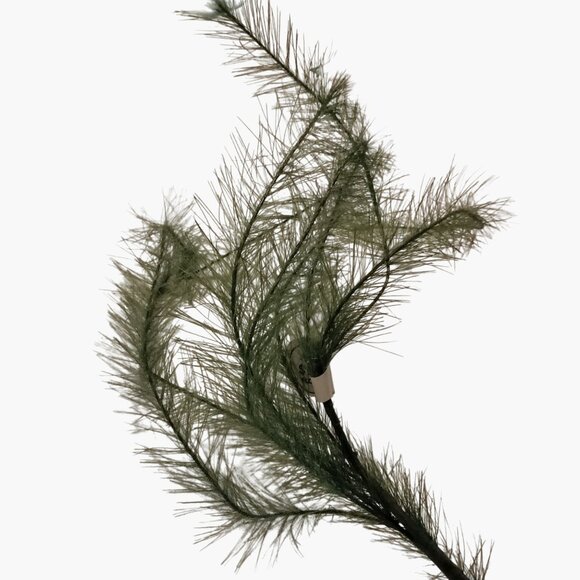 Artificial Fern Spray Branch Green Stem Wispy Feathery Foliage Floral Craft - Picture 3 of 5